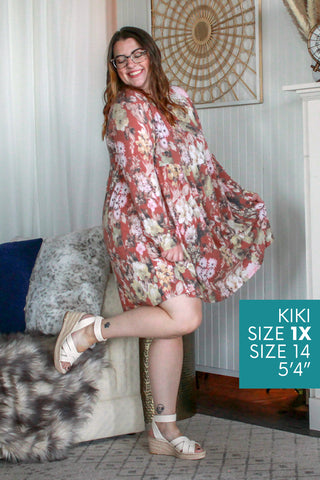 Macy Muted Floral Dress