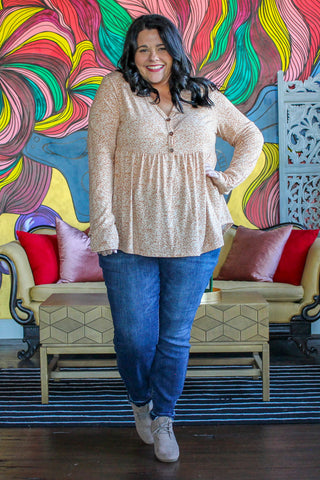 Subtle Sunshine Babydoll Top