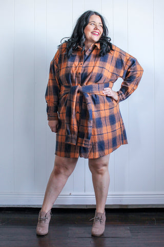 Addison Flannel Dress